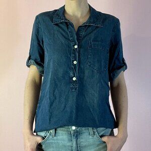 Lucky Brand "Denim" Blouse